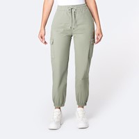 Pantalon Mujer Pionier Verde Salvia Alexah