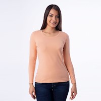 POLO JERSEY FULL LYCRA PIONIER PARA MUJER - SALMON