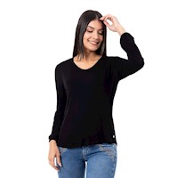 Polo Moda Jersey Full Lycra Mujer Mayza