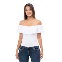 Polo Moda Mujer Pionier Blanco Zhera-S