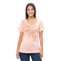 Polo Moda Mujer Pionier Melon Azuriel-S