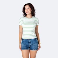 Polo Moda Mujer Pionier Milk/Verde Cla. Xahar