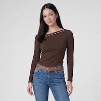 Polo Moda Jersey Full Lycra Mujer Layer