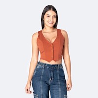 Chaleco Mujer Pionier Lacre Sibana-S
