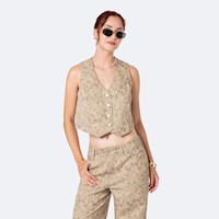 Chaleco Mujer Pionier Beige Karema