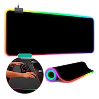 Mousepad RGB Gamer Accesorio de Cómputo Premium con LED Multicolor