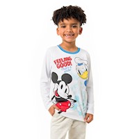 Polo Moda Niño Pionier Blanco Bruno-Disney