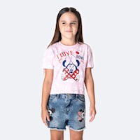 Polo Moda Niña Pionier Rosado Yoil-Disney