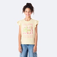 Polo Moda Niña Pionier Amarillo Pastel Anahh