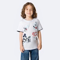 Polo Moda Niño Pionier Blanco Rollys-Disney