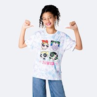 Polo Moda Niña Pionier Blanco/Celeste  Bonny-Power Puff