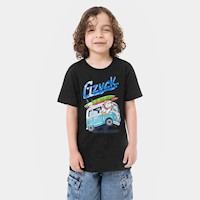 Polos Niño Gzuck Black Pazdret