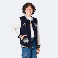 Poleras Niño Pionier Azul/Ivory Aniball