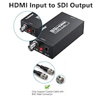 Convertidor HDMI a SDI metálico 1080p cámaras BNC HD-SDI3G-SDI