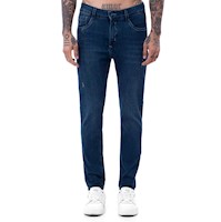 Pantalon Moda Denim Stretch Hombre Gj - Serie 111