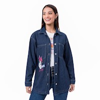 Casacas Mujer Pionier Stone Blue Fatma-Disney