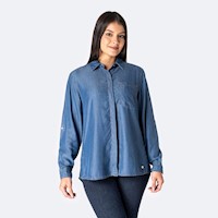 Blusas Mujer Pionier Stone Blue Kheleya