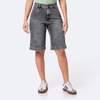 Shorts Mujer Pionier Total Gris Plata Hb Klinah
