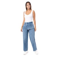 Pantalon Mujer Pionier Total Cristal Beige H.B. Balem