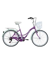 Bicicleta Goliat aro 24" cabo - blanco morado