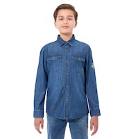 Camisa Moda Denim Niño Maximilian