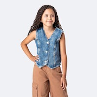 Chaleco Denim Niña Elisahb
