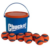 Chuckit! Juguete Bucket With Ultra Ball Medium Pack X8