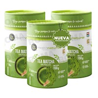 PACK 3 TÉ MATCHA ORGÁNICO 150G HEALTHNATURAL
