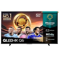 TV Hisense 50" QLED 4K UHD Vidaa 50Q6QV