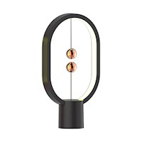 LAMPARA HLBLPR-03 NEGRO MESA LED MAGNETICA USB