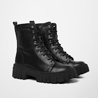 Botines Mujer Squeeze Negro Lyonni