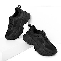 Zapatillas  Mujer Pionier Negro Ekaterinah