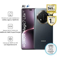 Celular Honor Magic 7 Lite 5G BRP-NX3 8GB 512GB 6" Titanium Black