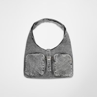 Cartera Mujer Squeeze Total Gris Plata Gimni