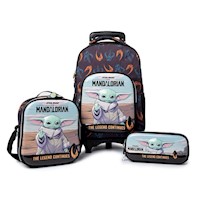 Mochila Niño Pionier Negro Luciano_Sw