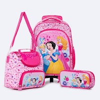 Mochila Niña Pionier Rosado Blancka-Disney