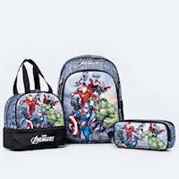 Mochila Niño Pionier Black Samuhel-Marvel