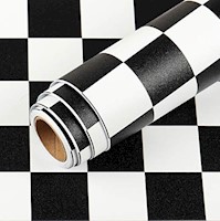 papel  a cuadros decorativo autoadhesivo 401cm x 203 cm