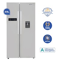 Refrigeradora Side By Side 513L Silver