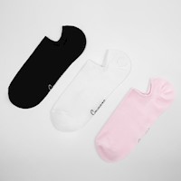 Medias Mujer Squeeze Blanco/Rosado/Negro  Basics