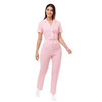 Pantalon Mujer Pionier Rosado Blanco  Presly P