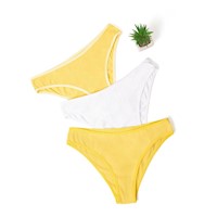 Trusas Mujer Pionier Amarillo Blanco Amarillo Mia