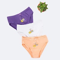 Trusas Niña Pionier Blanco Melon Violeta  Starlyet