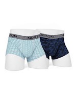 Boxer Hombre Norton Azul Marino Blanco Ferreo