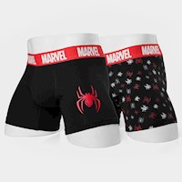 Boxer Hombre Gzuck Black Estamp./Black Brook-Marvel