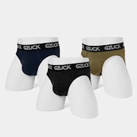 Trusas Hombre Gzuck Black/M.Green/New Navy Urban Brief