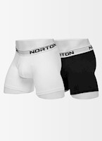 Boxer Hombre Norton Negro/Blanco Galagher