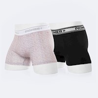 Boxer Hombre Pionier Gris Arena/Negro Oztul