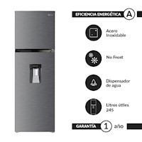 Refrigerador Smart T 245 L No frost Inox KUBLI