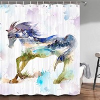 Cortina de baño de caballo